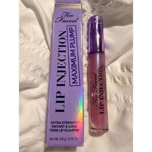 NIB Too Faced Lip Injection Maximum Extra Strength Hydrating Lip Plumper Gloss